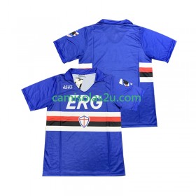 Camisolas de futebol Sampdoria 1991 Retro Equipamento Principal 1990 Manga Curta